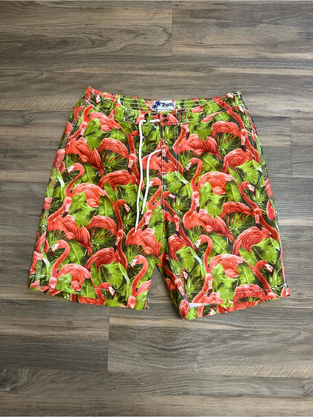 Trunks Surf & Swim Co. Flamingo Print Swim Trunks
